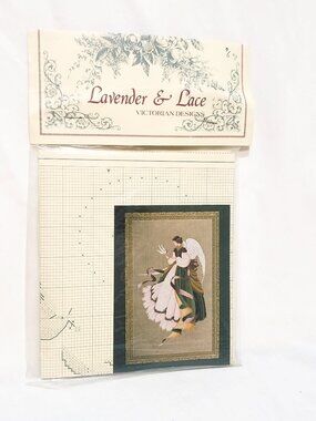 Angel of Grace Counted Cross Stitch Pattern Lavender and Lace 1991